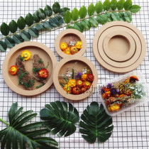 Kindergarten Ring Creation Dry Flowers Material Wall Decoration Classroom Corridor Wall-mounted Creative Retro Diy Solid Wood Frame Painting