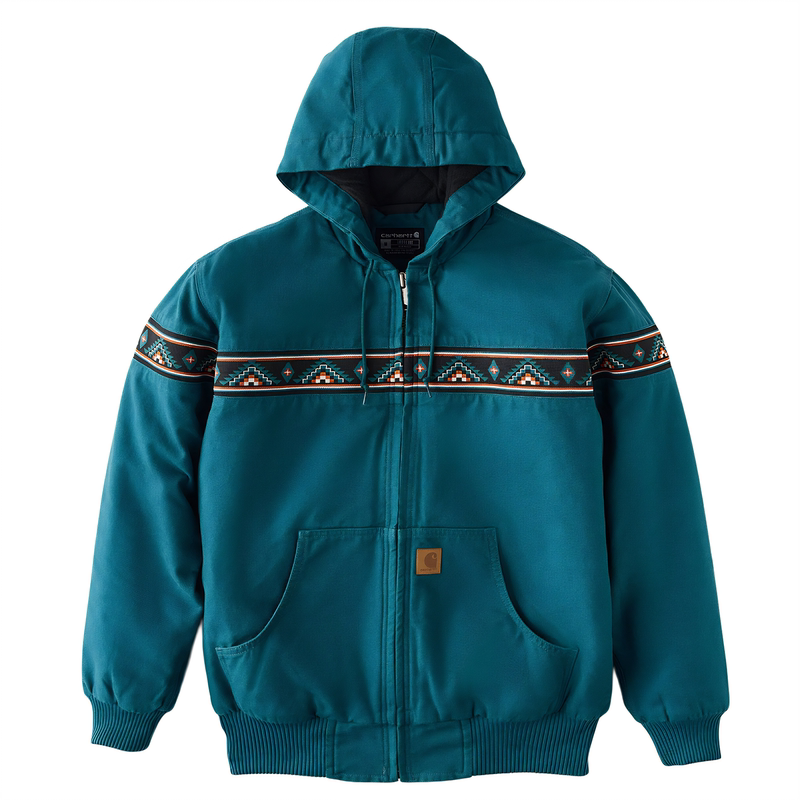 Carhartt Jacket 50Th Anniversary Aztec Ethnic Limited Edition 106975 Montana Workwear Hart Jacket
