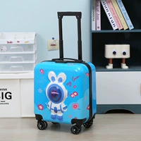 3D синий и белый космический кролик