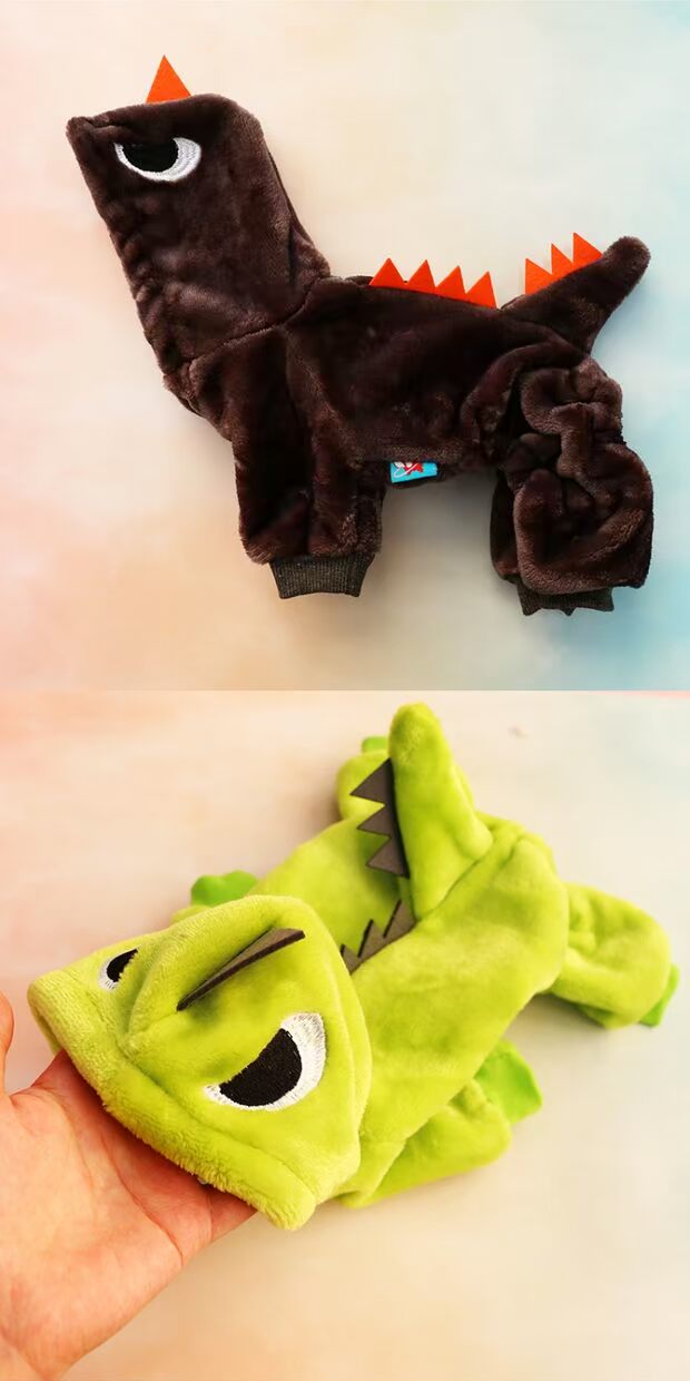 Quần áo cho chó Teddy trang phục cún cưng mèo cưng mùa thu khủng bốn chân ấm áp hóa ra mặc trang phục cho chó - Quần áo & phụ kiện thú cưng quần áo cho chó con