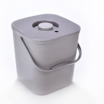 With hand-held plastic tea tray tea bucket large tea bucket tea residue bucket tea trash can drainage bucket
