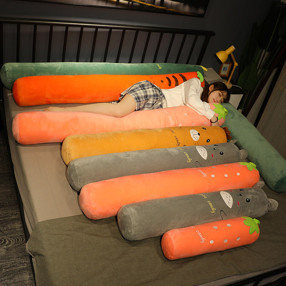 여아용 원통형 긴 베개, 남아용 측면 수면 베개, 남아용 베개, 침대 솔기 충전물, 탈부착 및 세탁 가능