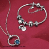 Pandora Pandora с вами левая и правая приостановка совы 798398NBCB Романтический подарок на День святого Валентина