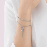 Pandora, универсальный ювелирный шарм, серебро 925 пробы, DIY, простой и элегантный дизайн, подарок на день рождения