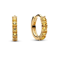 Желтые серьги, простой и элегантный дизайн