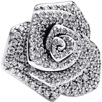 520 gifts] Pandora Pandora holds the sparkling rose big name string accessories 925 silver and inlaid mother diy