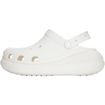 Crocs card Localchi Buff thick bottom sandals outside wearing white breathable casual shoes Dongle Shoes Beach Shoes 207521