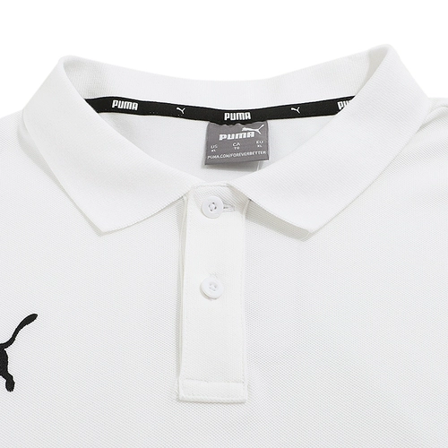 Puma, белая летняя футболка polo, спортивный дышащий спортивный костюм, короткий рукав