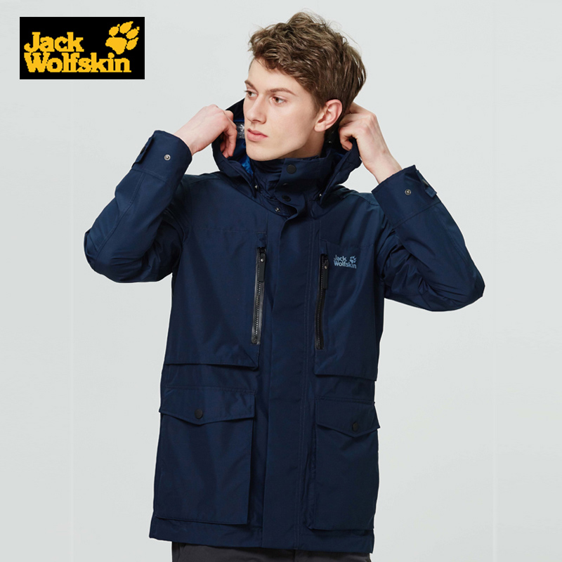 Jackwolfskin 狼爪 Bridgeport  防水防风透气 户外男式冲锋衣夹克 2.3折$56.99起 海淘转运到手约￥466 国内￥1549