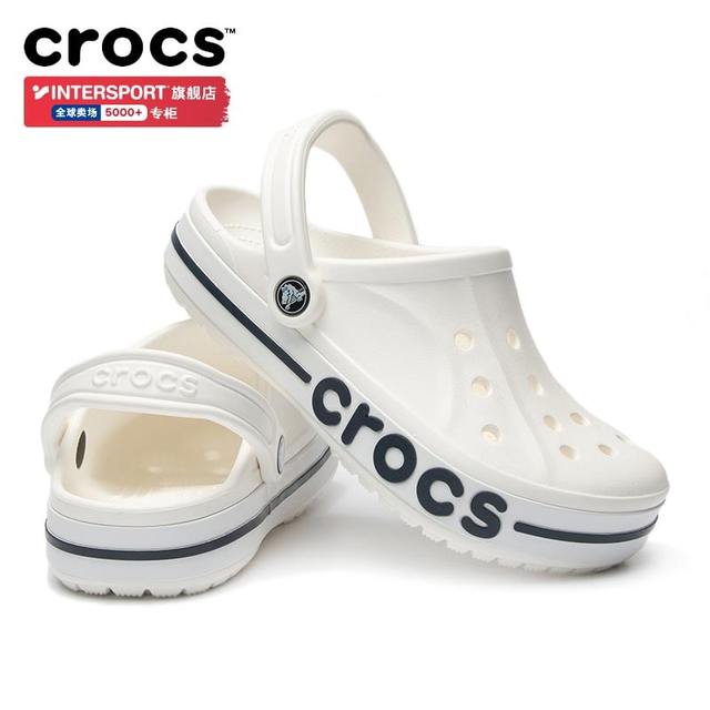 Crocs Crocs Crocs ແມ່ຍິງ Summer Outer Slippers ເກີບຜູ້ຊາຍ Crocs ເກີບຫາດຊາຍເກີບແມ່ຍິງ