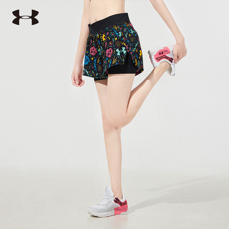 Under Armour Official Flagship Skirt Womens Spring 2022 New Breathable Fashion Shorts Casual Sports Pants