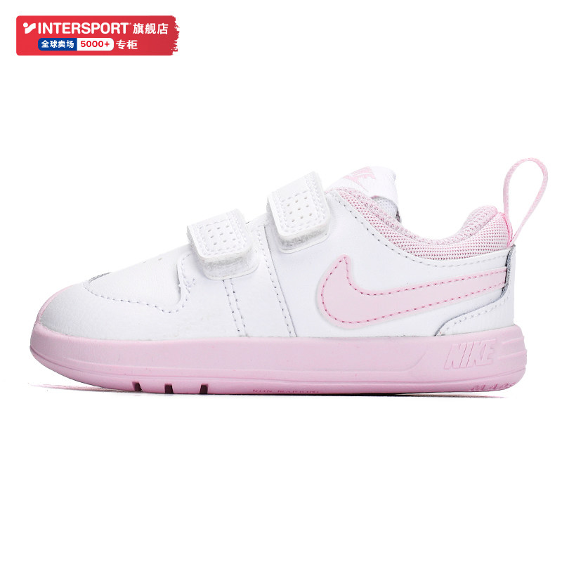 Nike Nike Board Shoes Children Shoes 2022 Summer New Magic Sticker Casual Shoes Kids Baby Little White Shoes AR4162