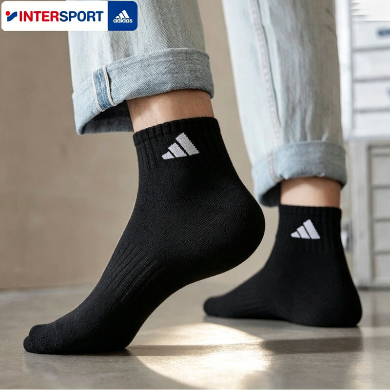 Adidas Short Socks Men's Socks Women's Socks Official Authentic Autumn New Three-Pair Pack Black Warm Sports Socks Adidas Short Socks Men's Socks Women's Socks Official Authentic Autumn New Three-Pair Pack Black Warm Sports Socks