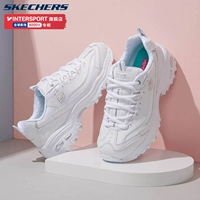 Skechers, демисезонные кроссовки на платформе, повседневная обувь для отдыха, белые кеды, женский стиль