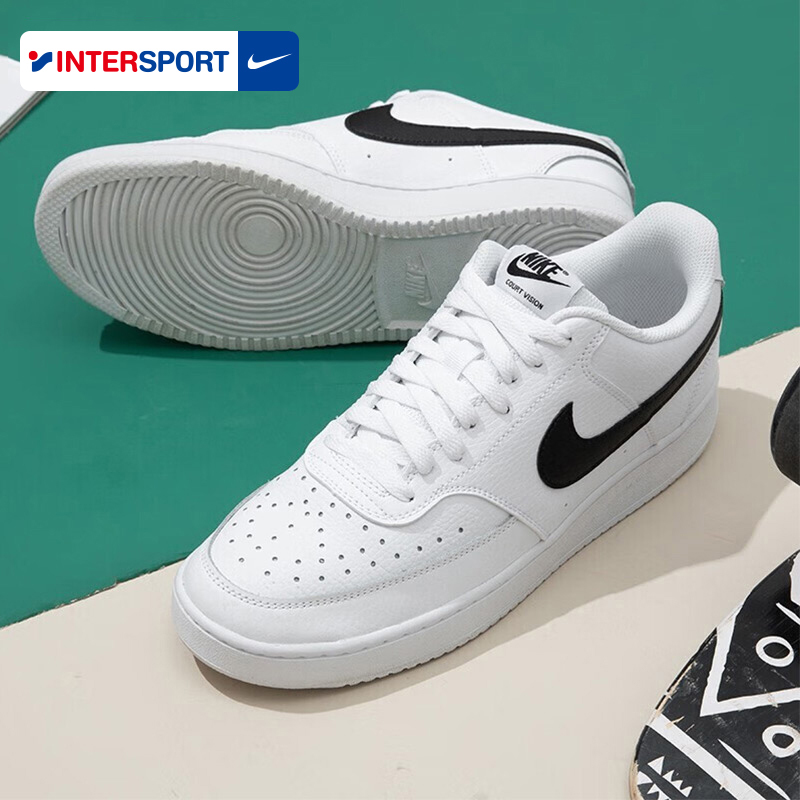 Nike Official Casual Shoes Sneakers for Men 2026 Summer New Court Vision Lo Nn Sports Shoes