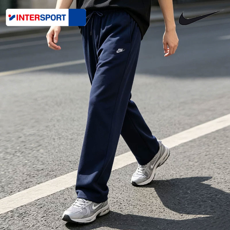In-Ter | Nike Men's Straight-Leg Pants 2026 Summer New Fitness Training Sports Pants Blue Casual Pants In-Ter | Nike Men's Straight-Leg Pants 2026 Summer New Fitness Training Sports Pants Blue Casual Pants