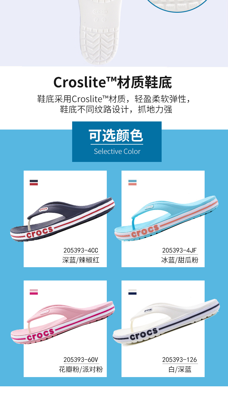 Crocs card Giày nam Luo Chi giày nữ 2019 hè mới dép đi biển sandal dép thể thao 205393 - Giày thể thao / sandles giày sandal nữ cao gót