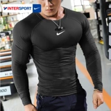 Nike, быстросохнущий лонгслив для спортзала, штаны, в обтяжку, короткий рукав