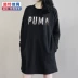Áo len nữ PUMA Hummer 2018 Thu mới T7 Quần áo thể thao cao cổ Áo khoác dài - Trang phục thể thao quần áo the thao nữ đẹp Trang phục thể thao