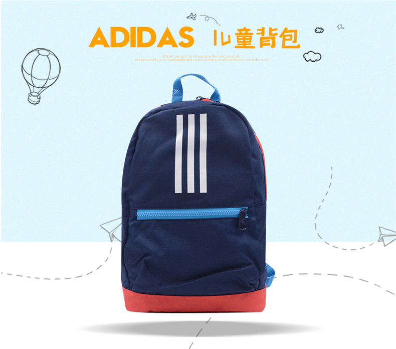 Adidas adidas túi đeo vai học đường mùa hè 2019 mới cho trẻ em ba lô thể thao giản dị trẻ em DW4760 - Ba lô balo nữ