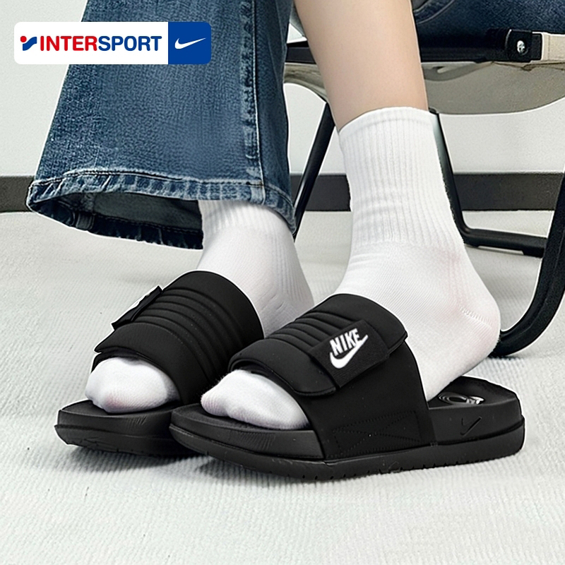 Nike Nike Slippers Men's Shoes 2026 Summer New Casual Home Outdoor Velcro Sandals Dq9624-001