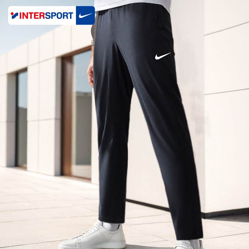 Nike Nike Pants Men's Pants Summer Running Casual Woven Pants Long Pants Loose Straight Pants Quick-Drying Sports Pants Men