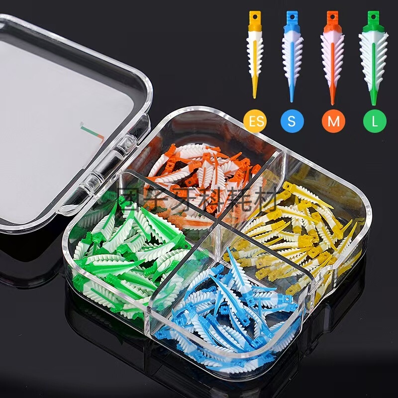 Dental Gap Wedge, Garrison-Style Composite Wedge Shaping Piece Set, 100 Pieces, Dental Wedge Special, High Temperature Resistant