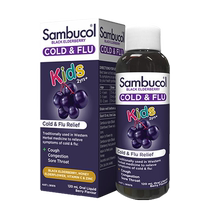 Australien Sambucol Good Times Cong Little Black Fruits Black Bone Wood Children VC Vitamin C Supplements Zinc Syrup 120ml