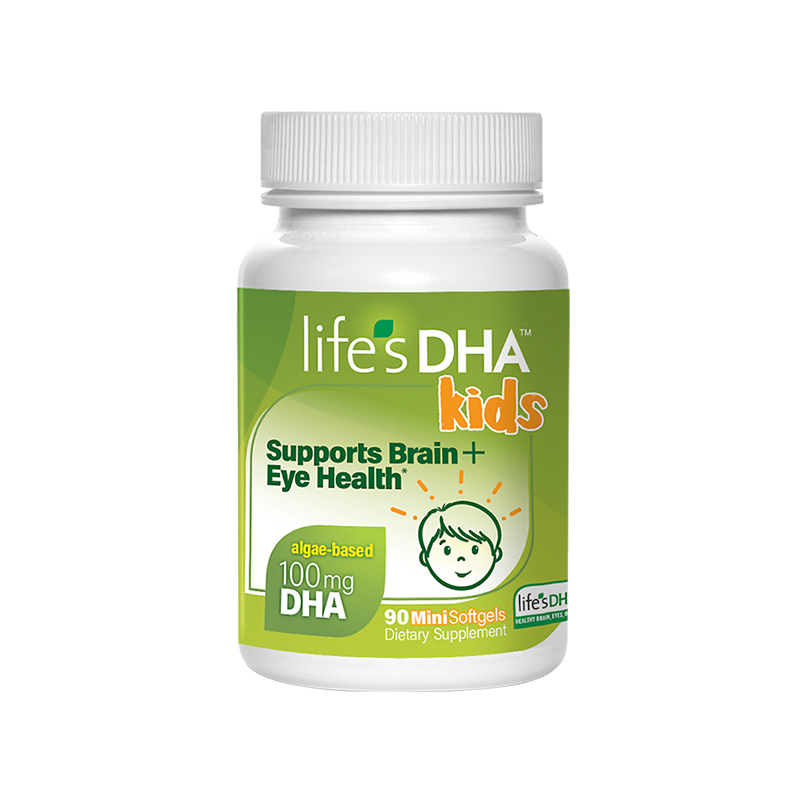 life's DHA帝斯曼进口宝宝DHA藻油胶囊婴幼儿童90粒/瓶