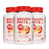 SmartyPants childrens vitamin c owl gummies infants and young children vd3 zinc supplement DHA fish oil*3