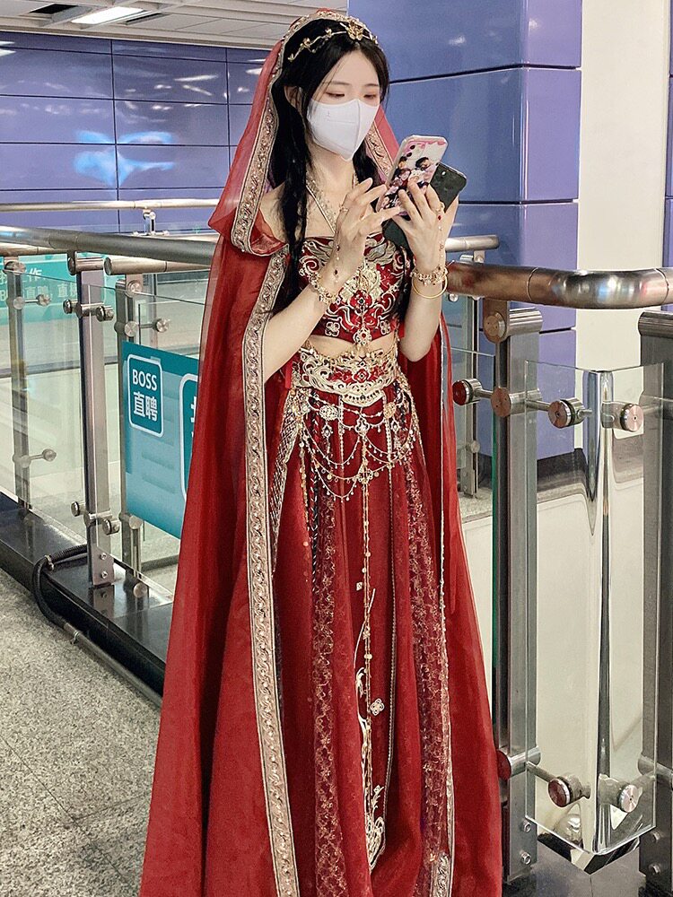 赵露思跨年晚会cos敦煌飞天，美轮美奂的古风盛宴👀-商品-淘宝百科网