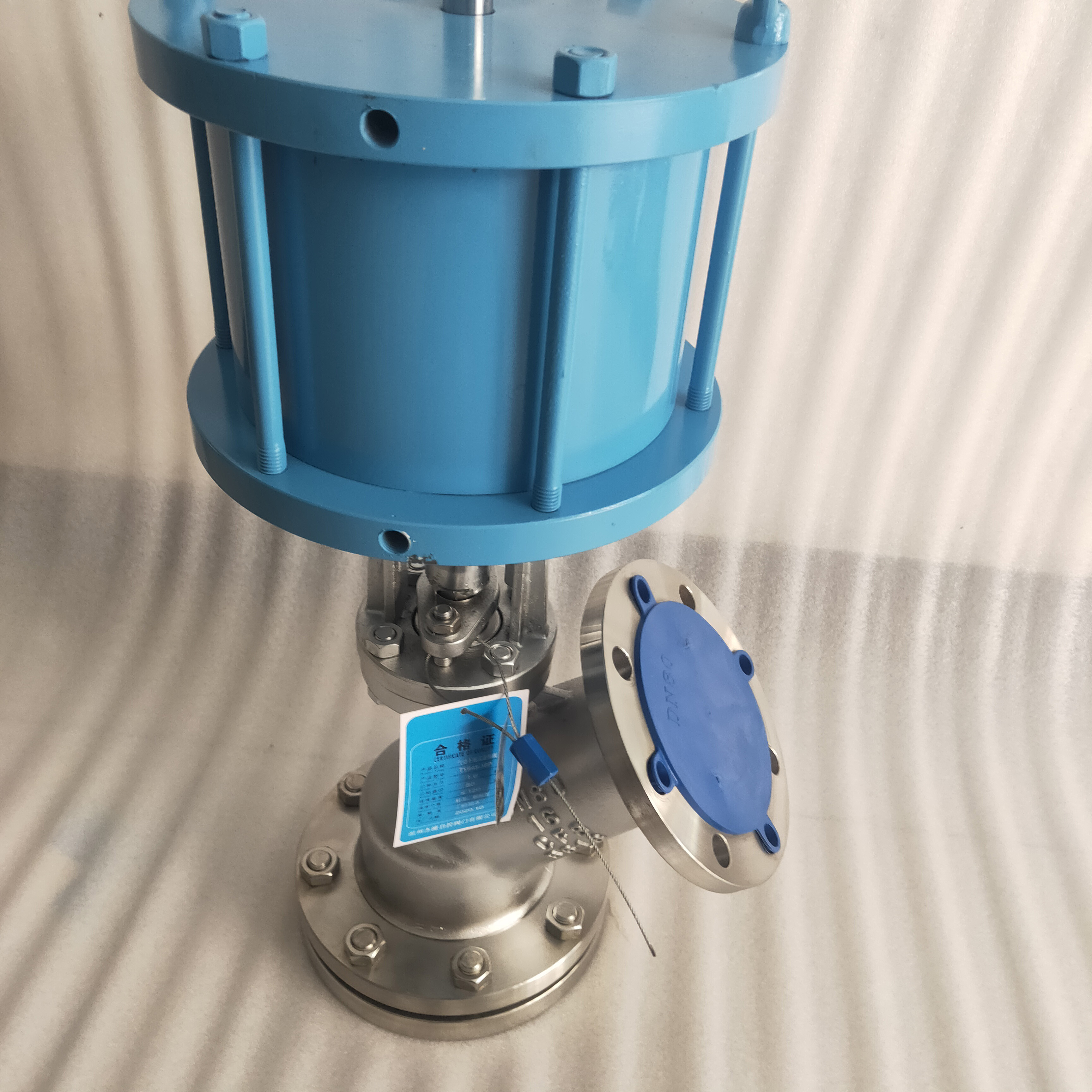 Manufacturers produce TY645-16P stainless steel down exhibition pneumatic discharge valve cast steel pneumatic discharge valve