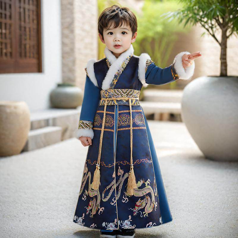sachin and babi light blue dress Chinese Dress in Dress to Impress Cold main image 0