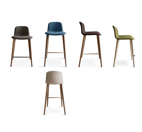 Северный сплошной деревянный стул датский дизайнерский батон