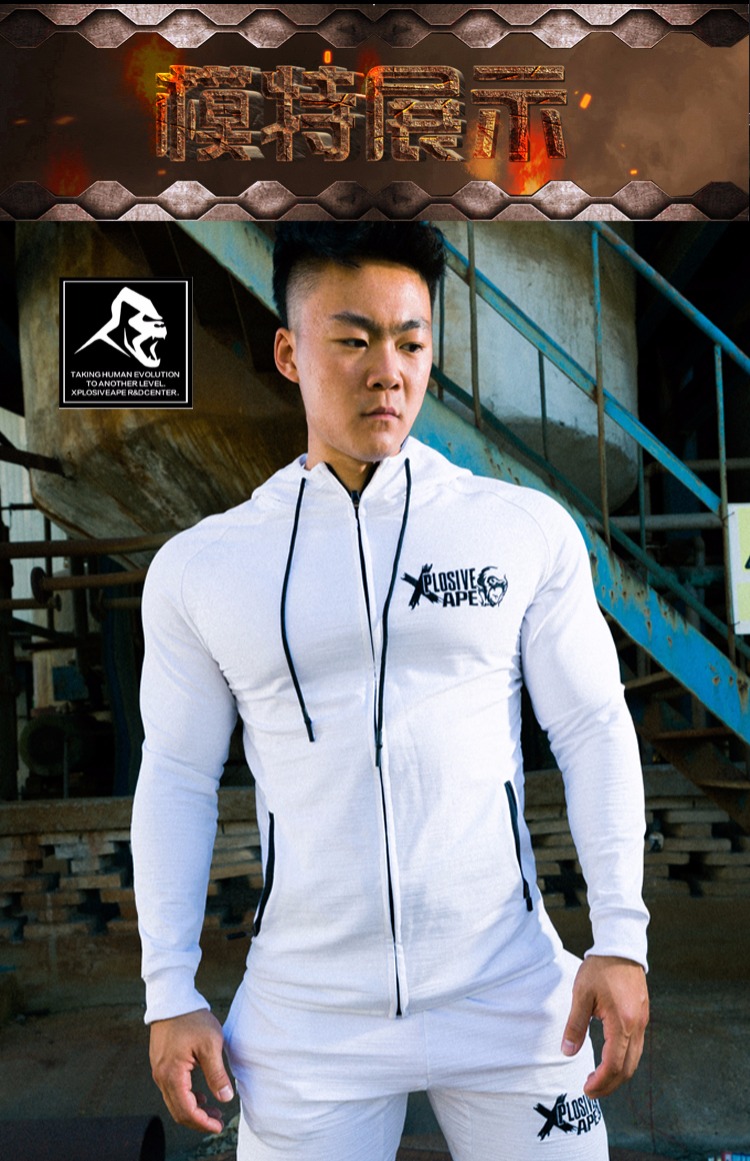 Áo len thể thao mùa thu và mùa đông bùng nổ áo khoác hoodie có dây kéo
