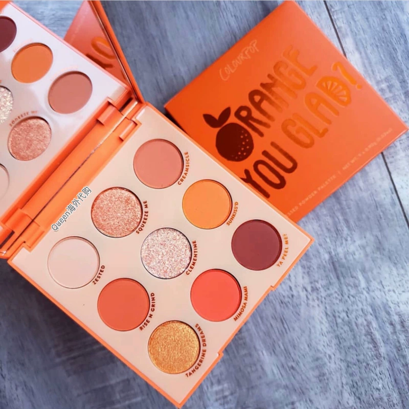 Colourpop Karaoke colorpop cam soda khay mắt màu cam Orange You Glad - Bóng mắt