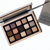 Natasha Denona ND New Glam cement tray 15-color eye shadow tray Cool metallic earth color