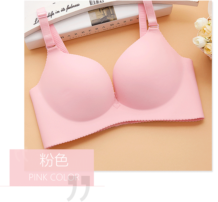Bộ đồ lót liền mạch một mảnh đặt áo ngực nữ không có vòng thép tập hợp ngực nhỏ gợi cảm trên áo ngực nữ có thể điều chỉnh áo ngực đẹp