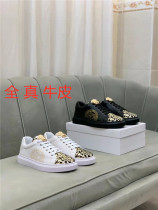 2022 new genuine leather men casual board shoes genuine leather breathable flat bottom external wearing lacing single shoe boomer mens shoes