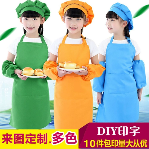 Детская глина, фартук, художественные нарукавники для рисования для детского сада для школьников