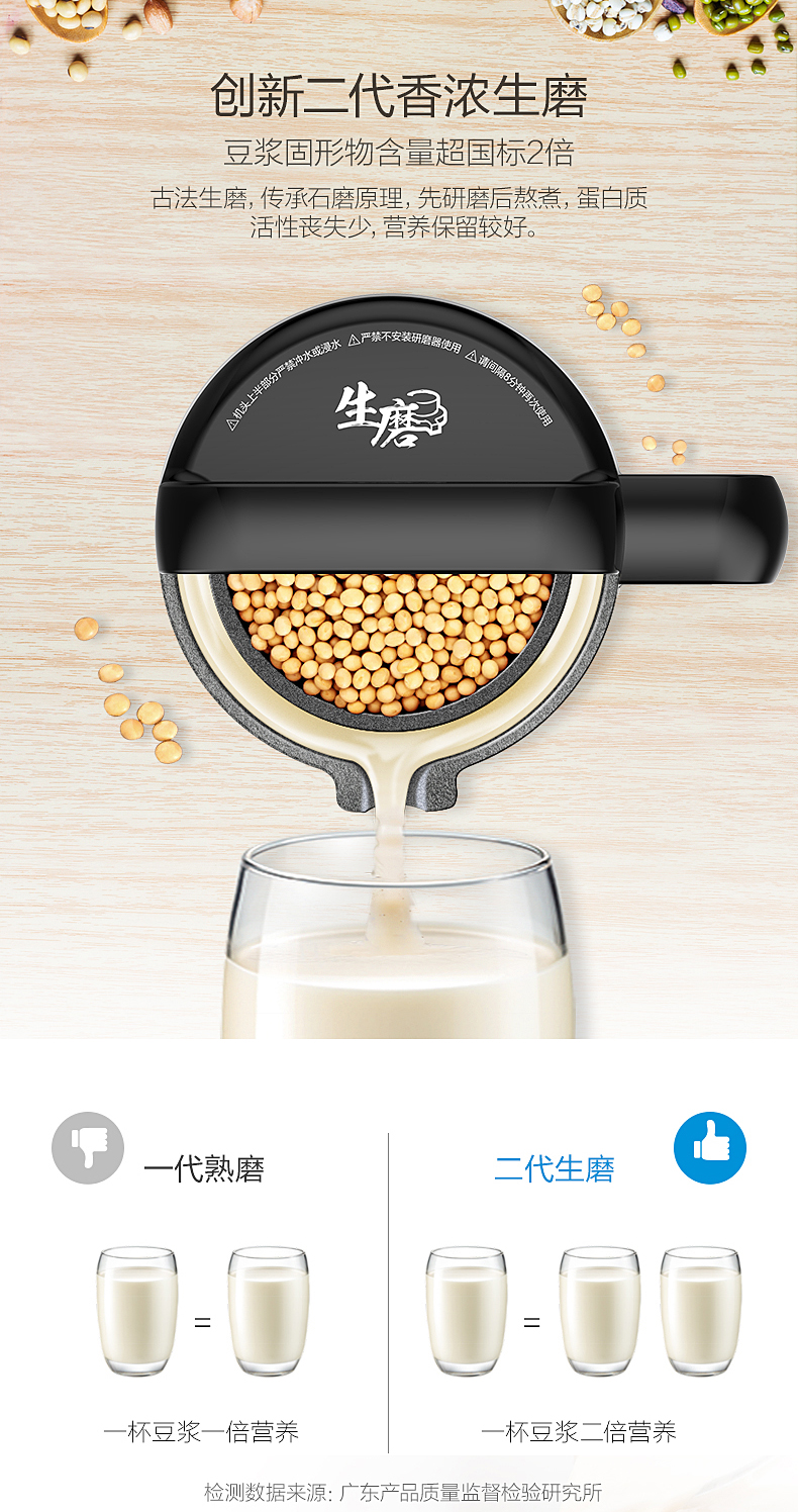 Midea / Midea soya-bean máy sữa nhà tự động đun sôi tường miễn phí 1 bộ lọc miễn phí hạt siêu mịn không hạt nhỏ 2 người máy làm sữa hạt unie v1 của nước nào
