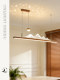 Artistic Landscape Dining Room Lamp, New Chinese Style Dining Room Long Pendant Lamp, Simple Modern Mid-Century Island Table Tea Room Dining Table Lighting Fixtures