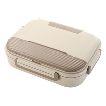 Large-capacity lunch box for office workers 304 stainless steel compartment lunch box for middle school students and primary school students