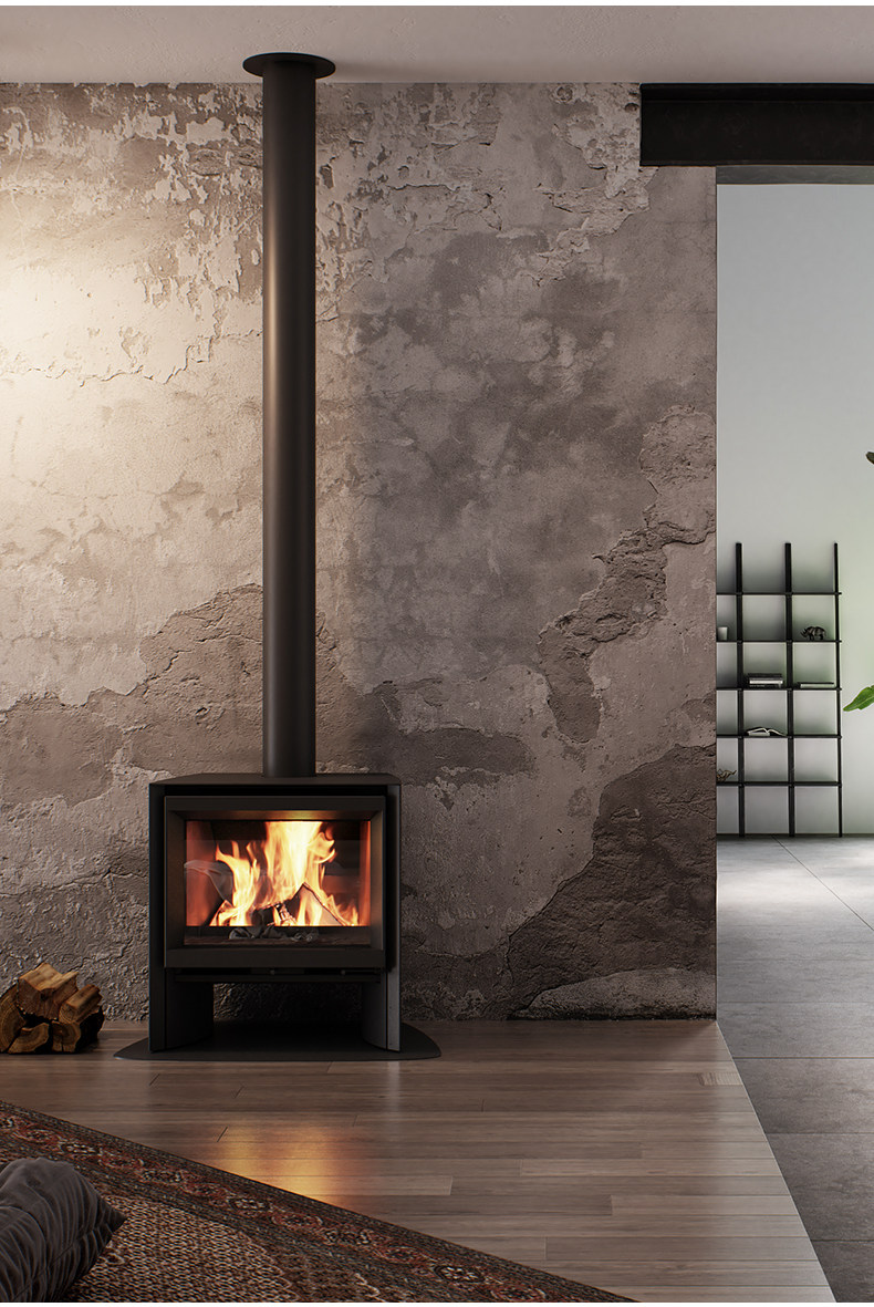Stûv 6 Chimenea de leña, independiente — Detalles del producto 10