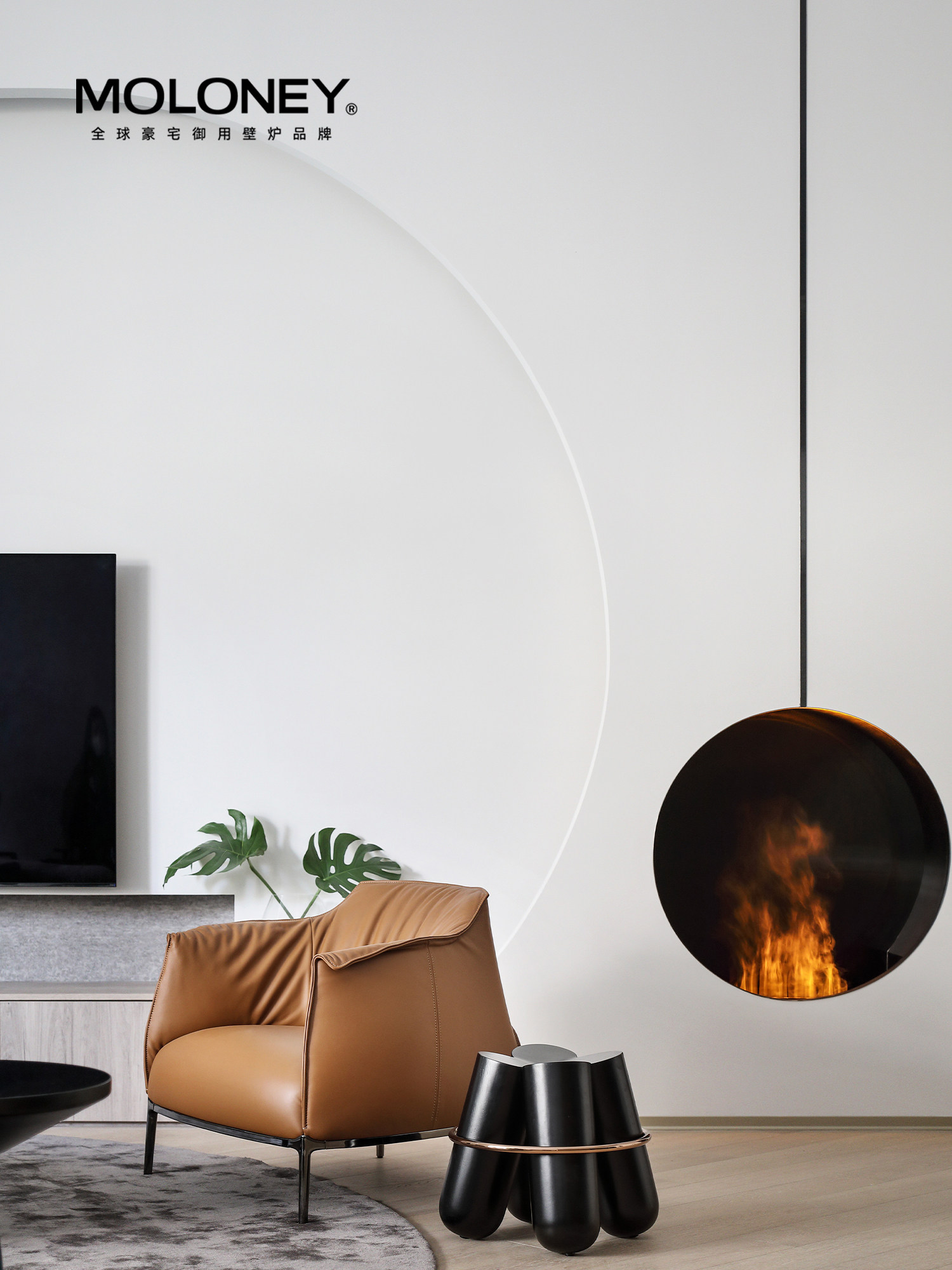 Moloney View 150 Chimenea de vapor de agua 3