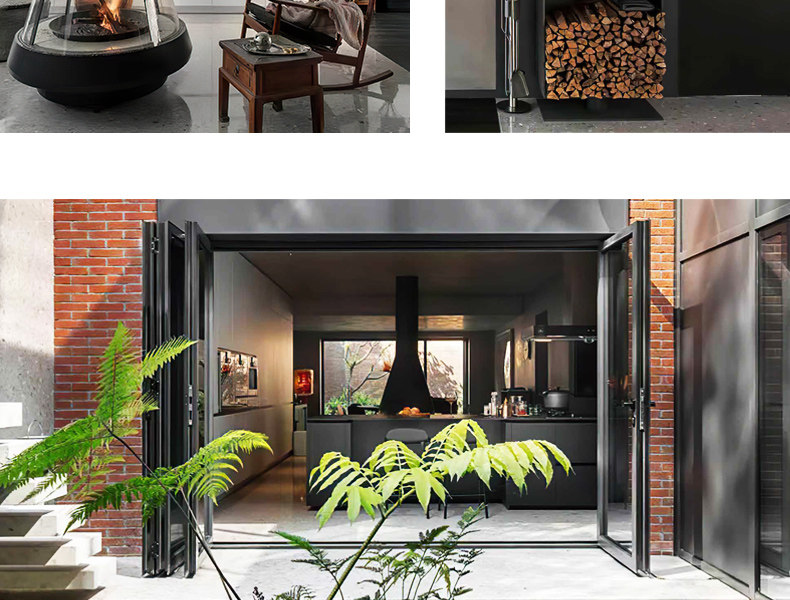 Hergom HGB-70 Chimenea de leña, empotrable — Detalles del producto 33