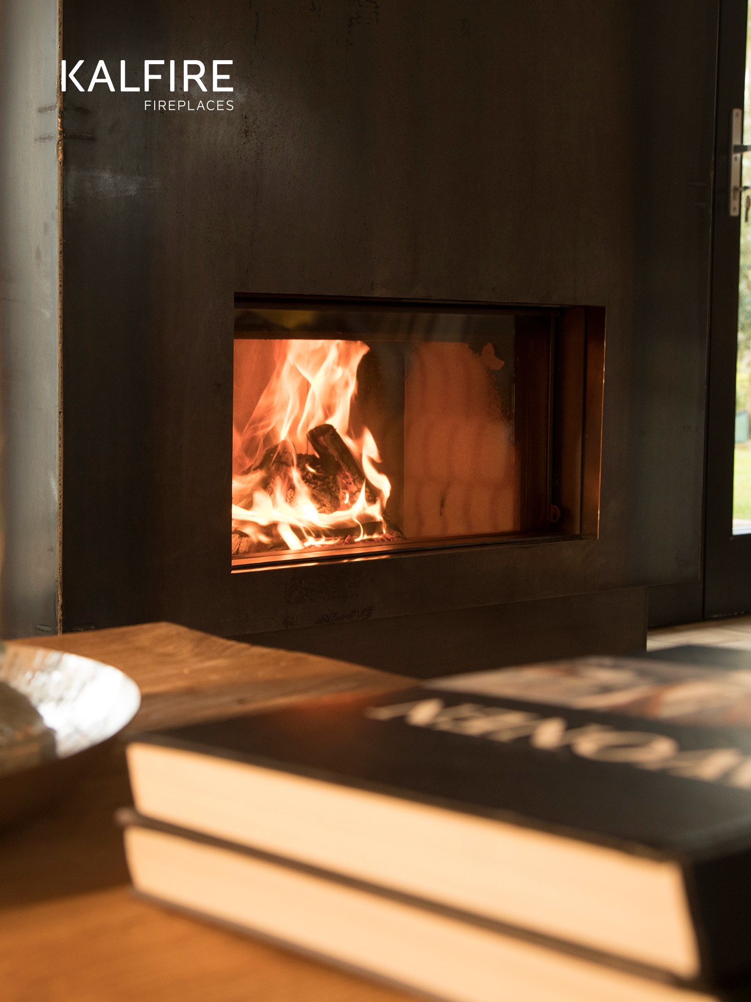 Kalfire W Chimenea de leña, de una cara 3