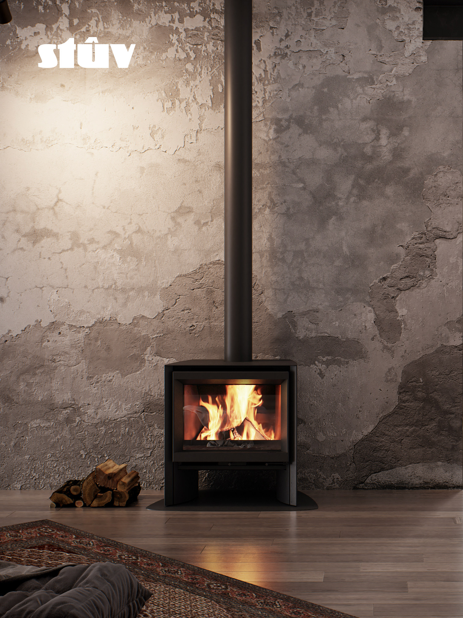 Stûv 6 Chimenea de leña, independiente 2