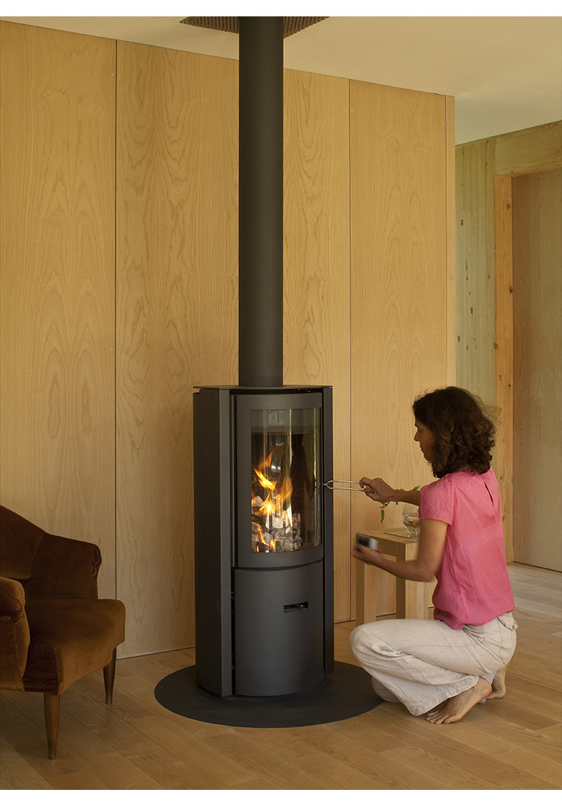 Stûv 30 Chimenea de leña, empotrable — Detalles del producto 20