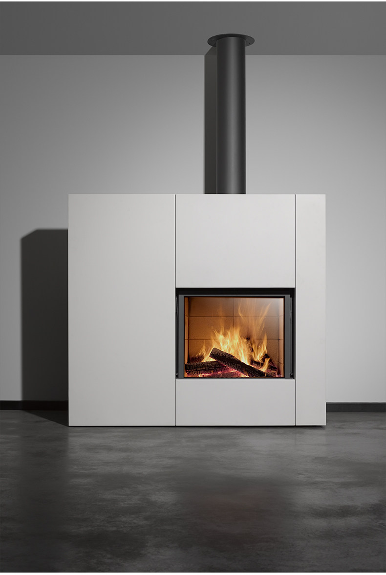 Stûv 21 Chimenea de leña, empotrable, de una cara — Detalles del producto 5